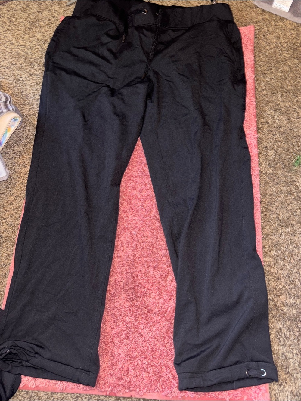 Velocity Black High-Waist Active Leggings